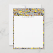 Kinderen Bouwtrucks Patroon Kinderen Notitiekaartje (Voorkant)