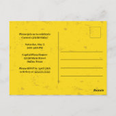 Kinderen Bouwvoertuig Aangepaste Verjaardagsfeestj Briefkaart (Achterkant)