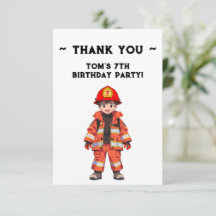 Kinderen Brandweer Thema Verjaardagsfeestje 