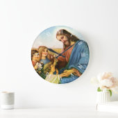  kinderen brengen bloemen naar Jezus Christus Grote Klok (Huis)