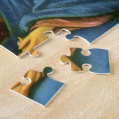  kinderen brengen bloemen naar Jezus Christus Legpuzzel (Zijkant)