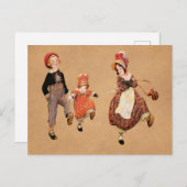 kinderen Briefkaart overslaan (Voorkant / Achterkant)