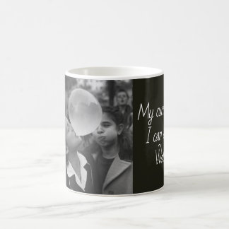 Kinderen Bubble Gum Vintage Foto Positieve Boodsch Koffiemok