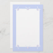 Kinderen Bunny-hoofden - blauw Briefpapier (Voorkant / Achterkant)
