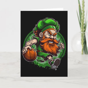 Kinderen Bysketbyll St Patricks Day Leprechaun Kaart