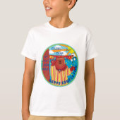 Kinderen Camp Groovy T-shirt Happy Beer (Voorkant)