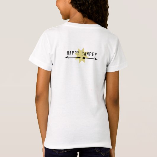 Kinderen Camp T-Shirt Beer Personaliseer 2-zijdig (Achterkant)
