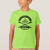 Kinderen Camping Trip Reunion Shirt | Zwart ontwer (Voorkant)