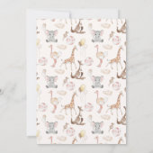 Kinderen Carnival Circus | Girls Birthday Party Kaart (Achterkant)