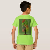 "Kinderen Cartoon Tree Jersey - Leuk en speels ont T-shirt (Achterkant volledig)