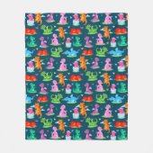 Kinderen Cartoondraak Fleece Deken (Voorkant)