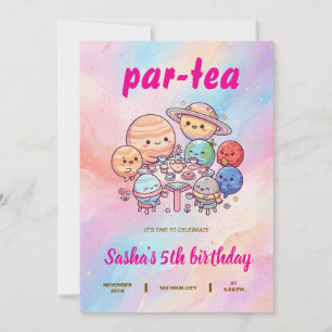 Kinderen Cartoonthema Verjaardag Kaart