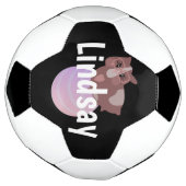 Kinderen Cavia Monogramnaam Voetbal (Gedraaid)