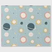 Kinderen Celestiaal Ruimte Inpakpapier (Vlak)