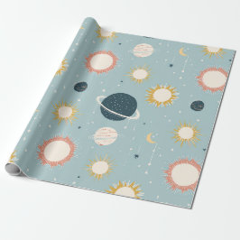 Kinderen Celestiaal Ruimte Inpakpapier