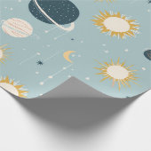 Kinderen Celestiaal Ruimte Inpakpapier (Hoek)