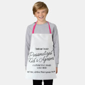 Kinderen Chef Schort - Maak Uw Eigen Aangepaste Pr (Gedragen)