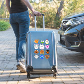 Kinderen Chinees Zodiac tekenen cartoon dieren Sticker (Koffer Insitu)