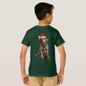 Kinderen Chocolade Labrador Hond Liefhebber Grappi T-shirt (Achterkant volledig)