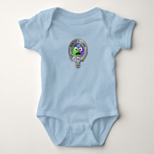 Kinderen Clan Gunn Wapen & Tartan Romper