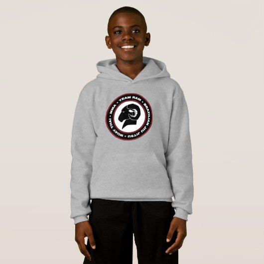 Kinderen Classic Black RAM Hoodie (Voorkant volledig)