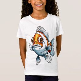 Kinderen Clownvis Fijne Jersey T-shirt