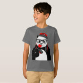 Kinderen Cool Panda T-shirt (Voorkant volledig)