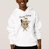 Kinderen Cowboy Cat Hoodie (Voorkant)