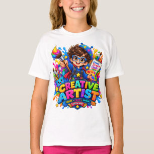 Kinderen Creatieve Kunstenaar Kunst Liefhebber T-S T-shirt