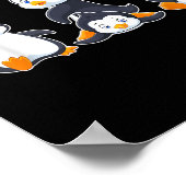 Kinderen Cute Dier Pinguïn  Poster (Hoek)