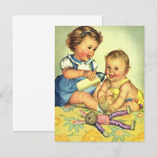  kinderen, Cute Happy Toddlers-sloopfles (Voorkant / Achterkant)