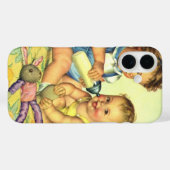  kinderen, Cute Happy Toddlers-sloopfles Case-Mate iPhone Case (Achterkant (horizontaal))