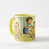 kinderen, Cute Happy Toddlers-sloopfles Mok (Voorkant links)