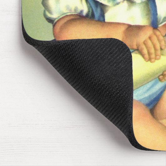  kinderen, Cute Happy Toddlers-sloopfles Muismat (Hoek)