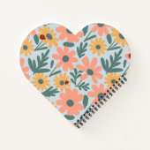 kinderen Cute Ladybug Stippen Daisy Bloem Patroon Notitieboek (Achterkant)