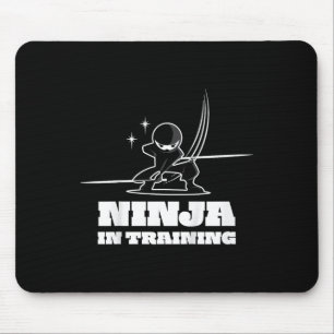 Kinderen Cute Ninja Warrior Martial Arts T-shirt v Muismat