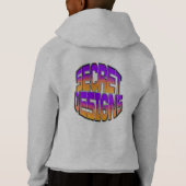 Kinderen Cute Pullover Hoodie Maat Groot (Achterkant)