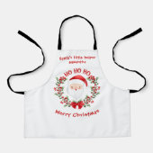 Kinderen Cute Santa Kerstmis Apron Schort (Voorkant)