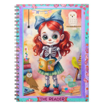 Kinderen Cute Tarot De Lezer Spiraal Foto Notitieb