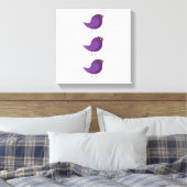 Kinderen cute vogeltje canvas afdruk (Insitu (Slaapkamer))