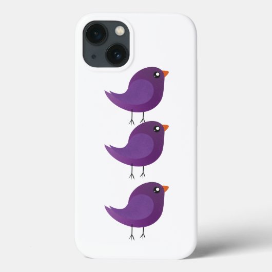 Kinderen cute vogeltje Case-Mate iPhone case (Achterkant)