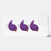 Kinderen cute vogeltje Case-Mate iPhone case (Achterkant (horizontaal))