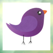 Kinderen cute vogeltje raamsticker (Vel 3)