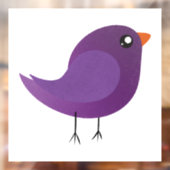 Kinderen cute vogeltje raamsticker (Vel 2)