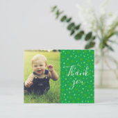 Kinderen Dank je Groene Stip Briefkaart (Staand voorkant)