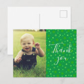 Kinderen Dank je Groene Stip Briefkaart (Voorkant / Achterkant)