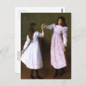 Kinderen Dansen II door Lilla Cabot Perry Briefkaart (Voorkant / Achterkant)