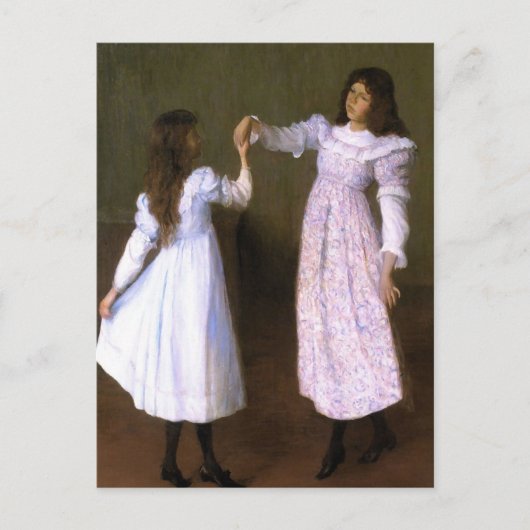 Kinderen Dansen II door Lilla Cabot Perry Briefkaart (Voorkant)