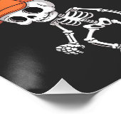 Kinderen Dansend Skelet Halloween Perfect Poster (Hoek)