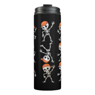 Kinderen Dansend Skelet Halloween Thermosbeker